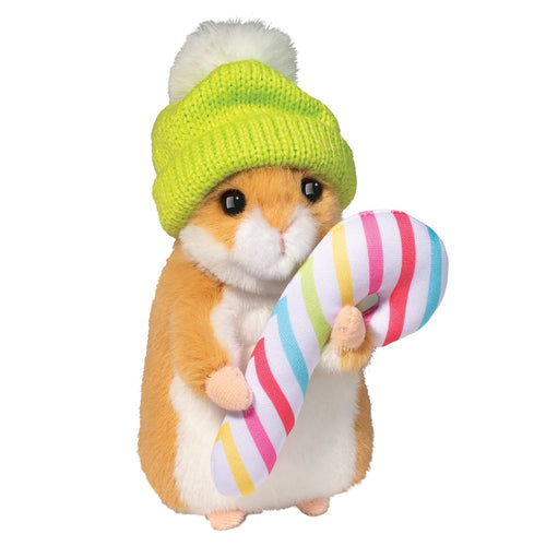 Holiday Hamster with Winter Hat