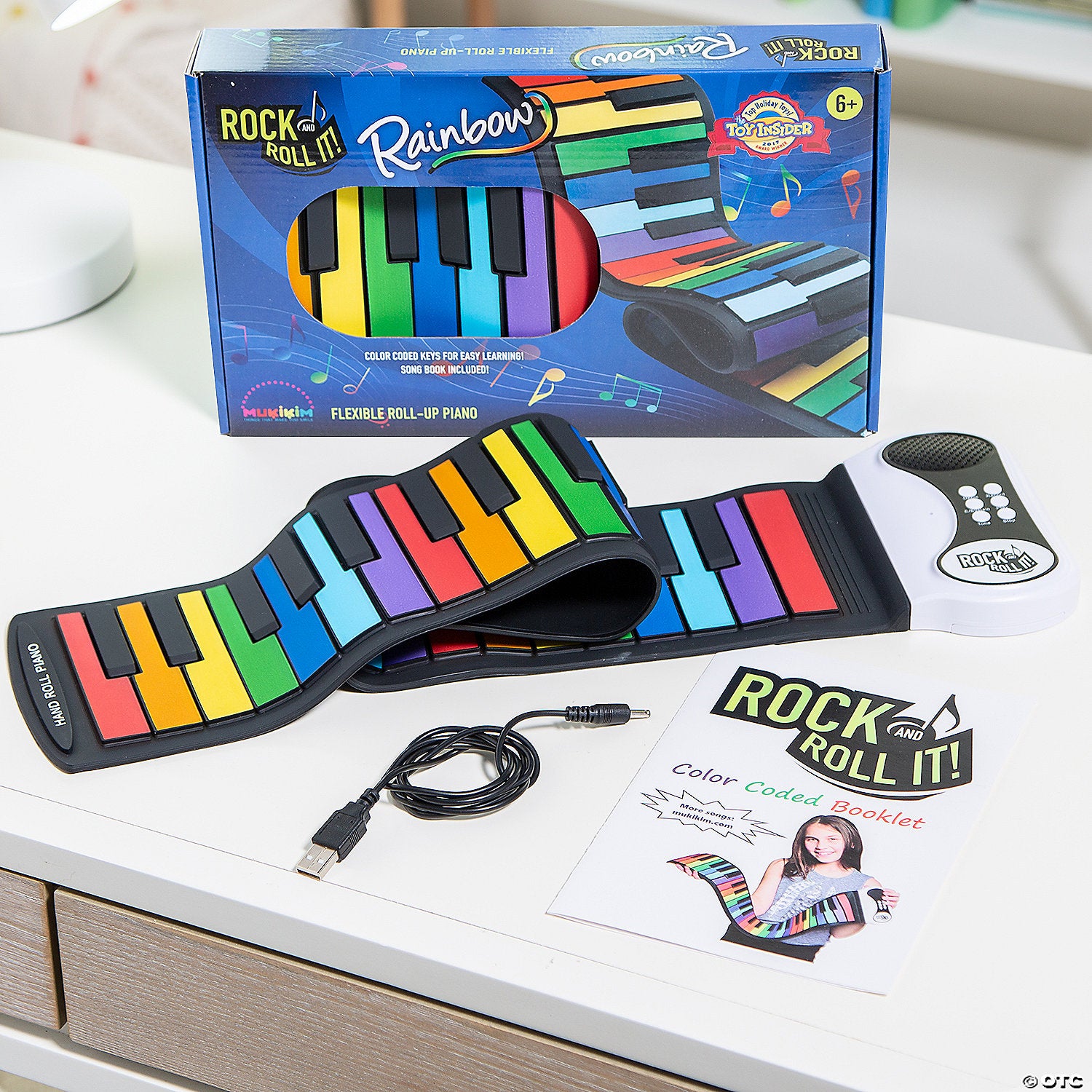 Rainbow Rock and Roll It Piano – Brilliant Sky Toys and Books