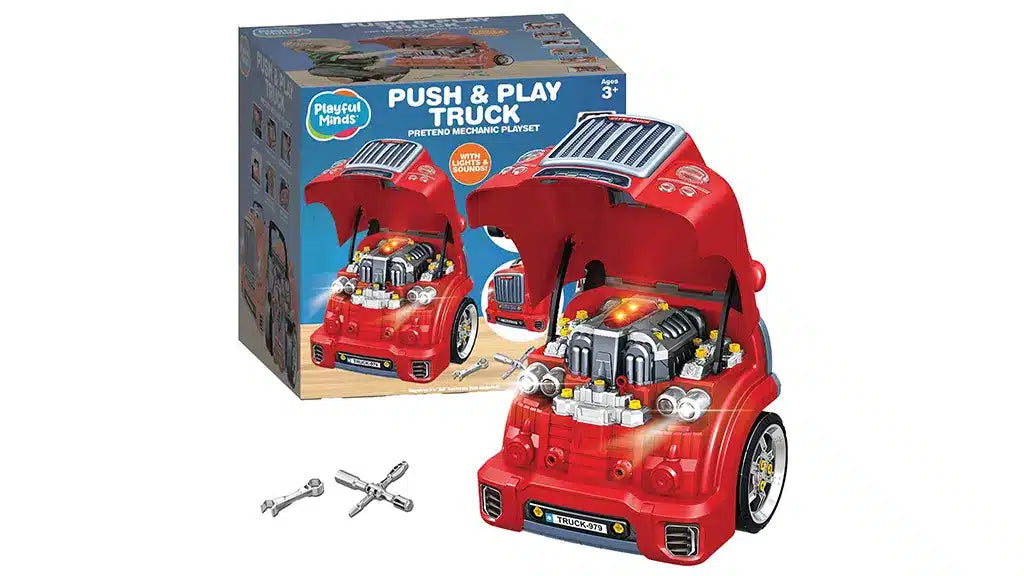 Push & Play Truck Pretend Mechanic Playset